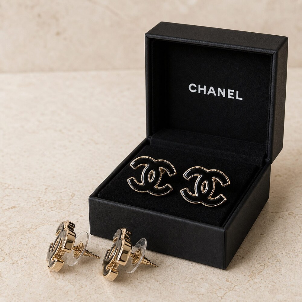 CHANEL Classic Parisian Earrings Style 38 | New with Box - Picture 6 of 9